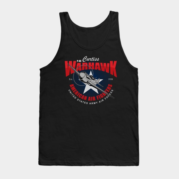 WW2 P-40 Warhawk Tank Top by TCP